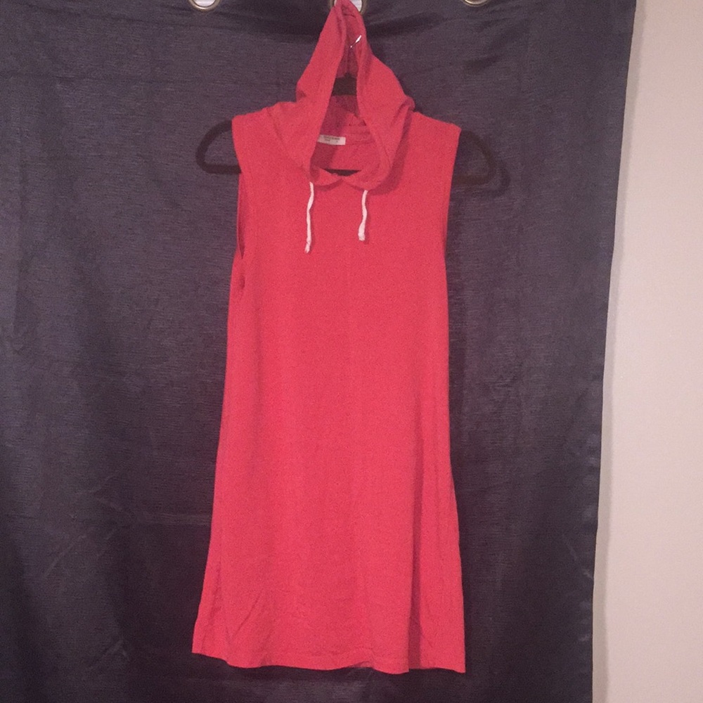 Red short dress